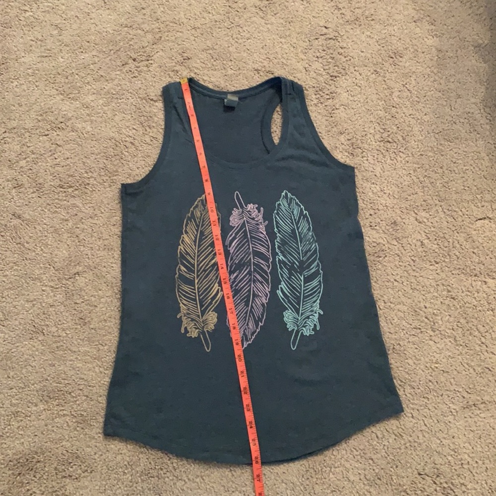 🪶 Instant Message Racerback Tank Top Size S 🪶 - Picture 12 of 16